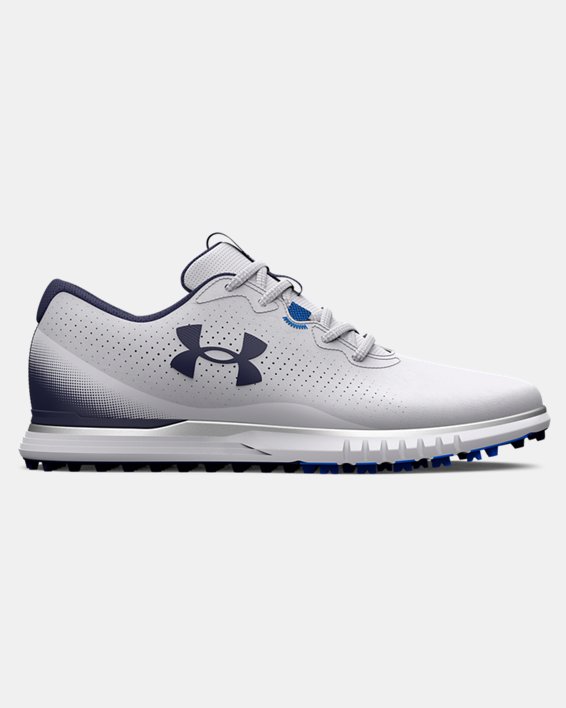 Men's UA Glide 2 Spikeless Golf Shoes in White image number 0